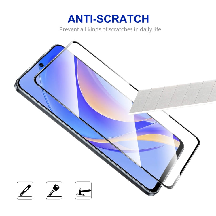 For Huawei Nova Y90 10pcs ENKAY Full Glue 0.26mm 9H 2.5D Tempered Glass Full Film - Huawei Tempered Glass by ENKAY | Online Shopping UK | buy2fix