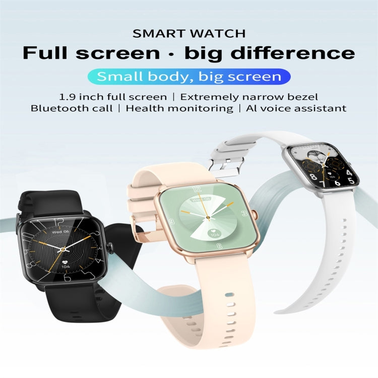 KT65 1.9 inch Color Screen Smart Watch,Support Heart Rate Monitoring/Blood Pressure Monitoring(Gold) - Smart Wear by buy2fix | Online Shopping UK | buy2fix