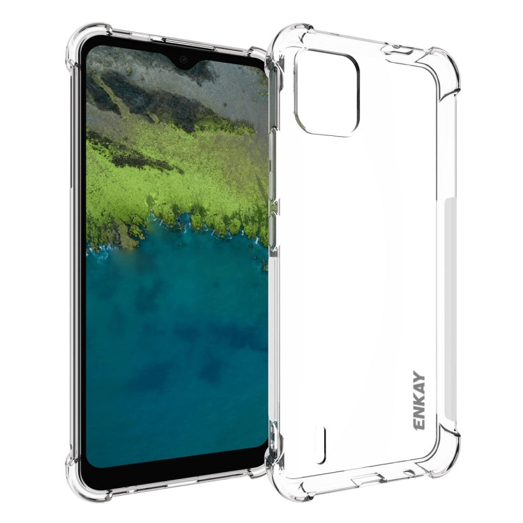 For Nokia C110 4G ENKAY Transparent TPU Shockproof Phone Case - Nokia Cases by ENKAY | Online Shopping UK | buy2fix