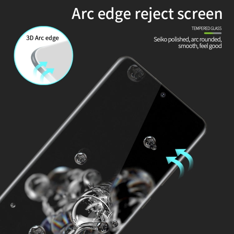 For OnePlus Ace 2 MOFI 9H 3D Explosion-proof Hot Bending Full Screen Tempered Glass Film(Black) - OnePlus Cases by MOFI | Online Shopping UK | buy2fix