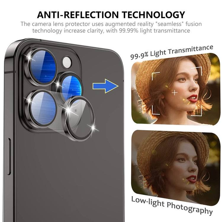 For iPhone 15 / 15 Plus ENKAY AR Anti-reflection Camera Lens Glass Full Film(Green) - iPhone 15 Plus Tempered Glass by ENKAY | Online Shopping UK | buy2fix