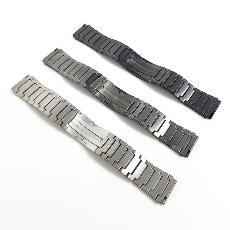 For Samsung Galaxy Watch 42mm One Bead Titanium Alloy Watch Band(Gray) - Watch Bands by buy2fix | Online Shopping UK | buy2fix