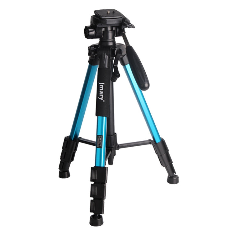 JMARY KP2234 Telescopic Aluminum Alloy SLR Camera Phone Live Streaming  Photography Tripod(Blue) - Tripods by Jmary | Online Shopping UK | buy2fix