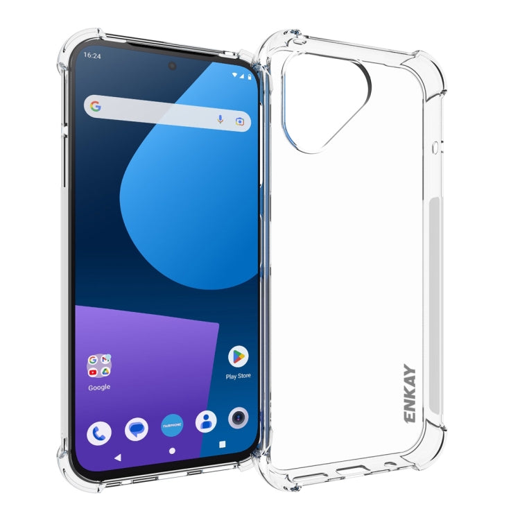 For Fairphone 5 ENKAY Hat-Prince Transparent TPU Shockproof Phone Case - More Brand by ENKAY | Online Shopping UK | buy2fix