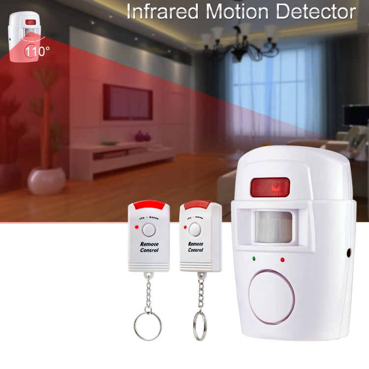 Wireless Remote Controller Wireless Home Security PIR Alert Infrared Sensor Alarm System Anti-theft Motion Detector Alarm 105DB Siren - Security by buy2fix | Online Shopping UK | buy2fix
