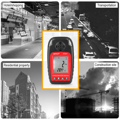 WINTACT WT8825 Carbon Monoxide Detector Independent CO Gas Sensor Warning-up High Sensitive Poisoning Alarm Detector - Consumer Electronics by Wintact | Online Shopping UK | buy2fix