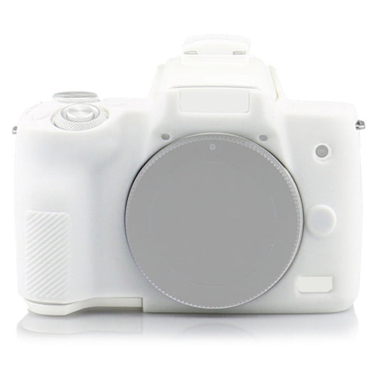 Richwell  Silicone Armor Skin Case Body Cover Protector for Canon EOS M50 Body Digital Camera(White) - Camera Accessories by Richwell | Online Shopping UK | buy2fix