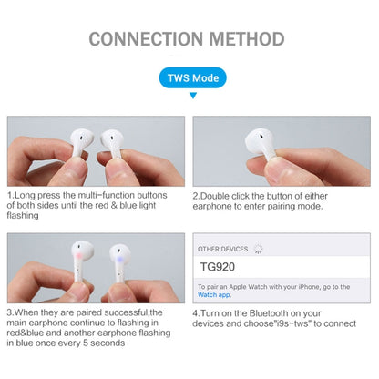 T&G TG920 TWS Bluetooth5.0 Touch Control Earbud Hi-Fi  Sound Quality Clear Durable Pop-up Wireless Bluetooth Earphone - TWS Earphone by T&G | Online Shopping UK | buy2fix