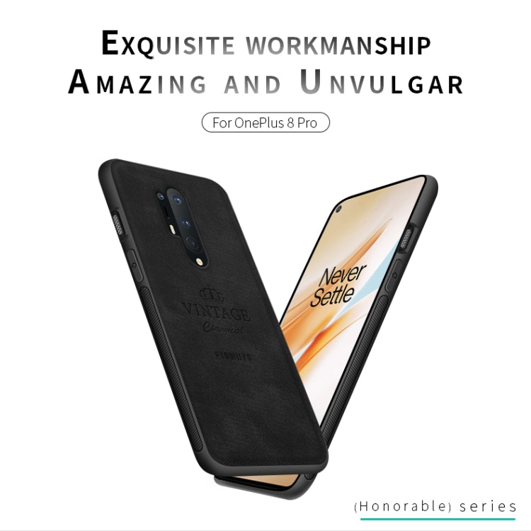 For Oneplus 8 Pro PINWUYO Zun Series PC + TPU + Skin Waterproof And Anti-fall All-inclusive Protective Shell(Black) - OnePlus Cases by PINWUYO | Online Shopping UK | buy2fix