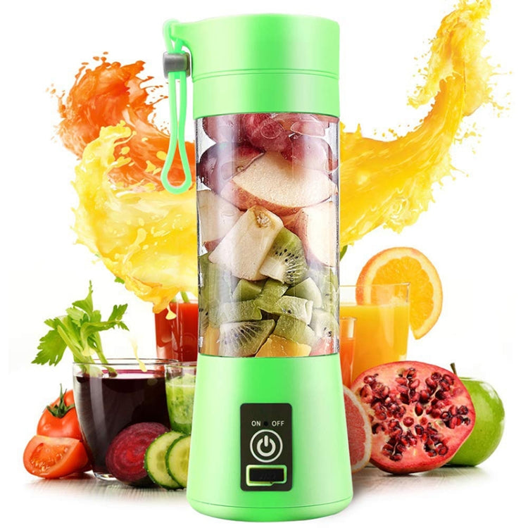 USB Rechargeable Electric Automatic Vegetable Fruit Citrus Orange Juice Maker Cup Mixer Bottle (380ML 2 Blender) - Home & Garden by buy2fix | Online Shopping UK | buy2fix