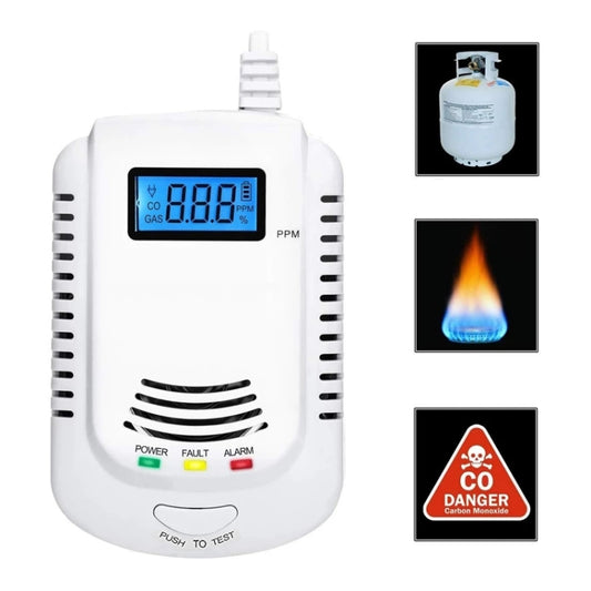 Coalgas Natural Gas Methane Propane Leak Detector Tester Measurer Home Security Tool, EU Plug - Consumer Electronics by buy2fix | Online Shopping UK | buy2fix