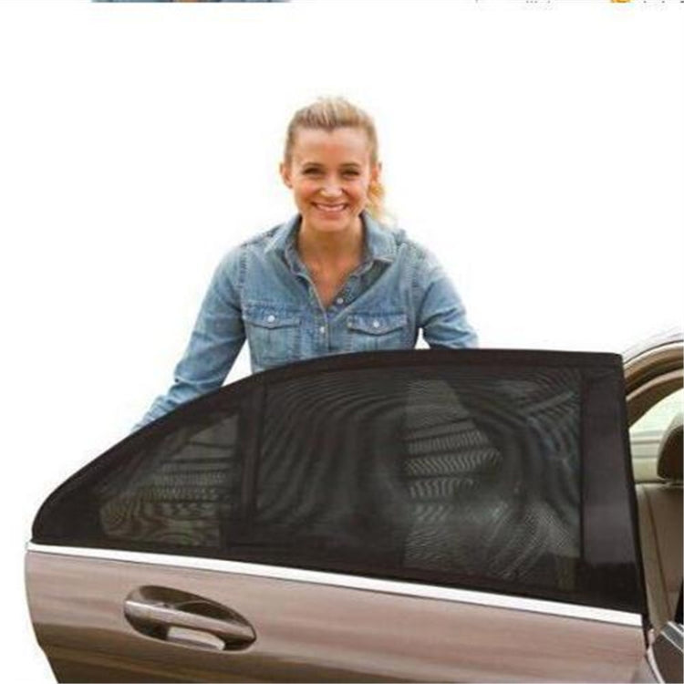 Auto Car Vehicle Window Mesh Shield Sunshade Visor Net UV Protection Anti Mosquito Window Covers, Size:Rear window113x50cm - Window Foils & Solar Protection by buy2fix | Online Shopping UK | buy2fix