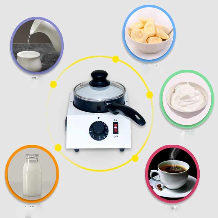 Chocolate Melting Machine With Adjustable Thermostat Melting Wax Machine, Size:29x22x19cm(White) - Electric Skillets by buy2fix | Online Shopping UK | buy2fix