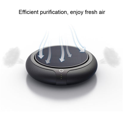 Intelligent Formaldehyde Removal Haze Negative Ion Solar Car Air Purifier(Gold) - Air Purifier by buy2fix | Online Shopping UK | buy2fix