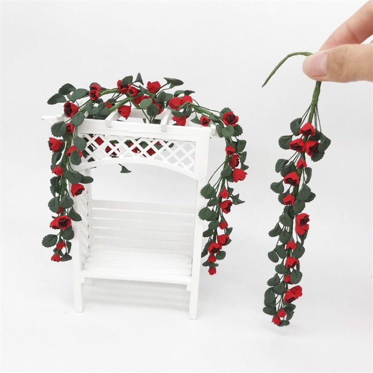 1:12 Mini House Toy Simulation Rose String for Easel Swing Garden Scene(Random Color Delivery) - Pretend Play Toys by buy2fix | Online Shopping UK | buy2fix