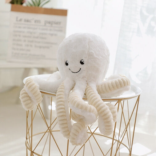 Creative Cute Octopus Plush Toys Children Gifts, Height:80cm(White) - Soft Toys by buy2fix | Online Shopping UK | buy2fix