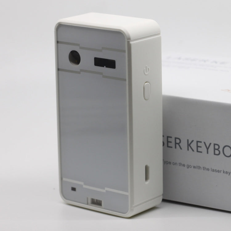 JHP-Best Portable Virtual Lasers Keyboard Mouse Wireless Bluetooth Lasers Projection Speaker(White) - Laser Keyboard by buy2fix | Online Shopping UK | buy2fix