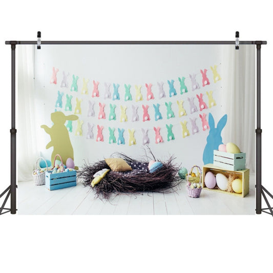 2.1m x 1.5m Easter Bunny Children Birthday Party Cartoon Photography Background Cloth(W-117) - Camera Accessories by buy2fix | Online Shopping UK | buy2fix