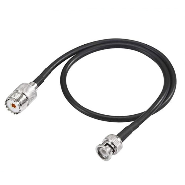 BNC Male To UHF Female RG58 Coaxial Adapter Cable, Cable Length:3m - Connectors by buy2fix | Online Shopping UK | buy2fix