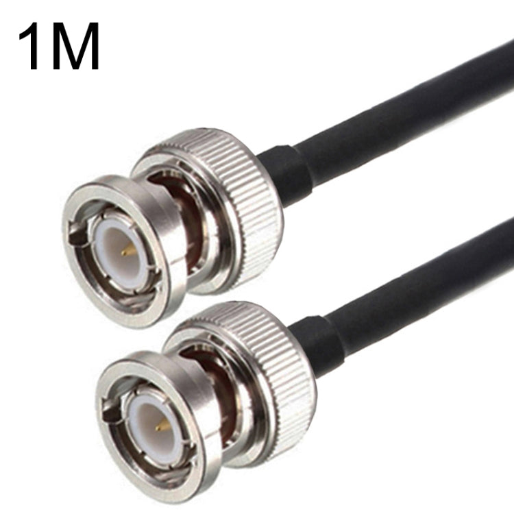 BNC Male To BNC Male RG58 Coaxial Adapter Cable, Cable Length:1m - Connectors by buy2fix | Online Shopping UK | buy2fix