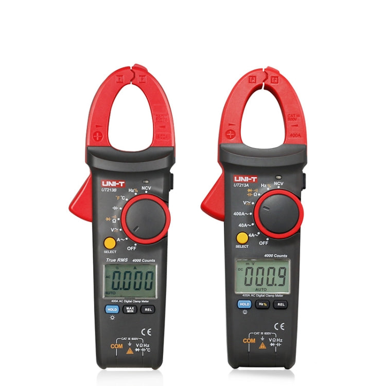 UNI-T UT213A Digital Clamp Meter AC DC Voltage Detector - Consumer Electronics by UNI-T | Online Shopping UK | buy2fix