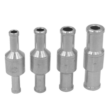 Car Aluminum Alloy Gasoline Fuel Check Valve, Size:M8(Silver) - In Car by buy2fix | Online Shopping UK | buy2fix
