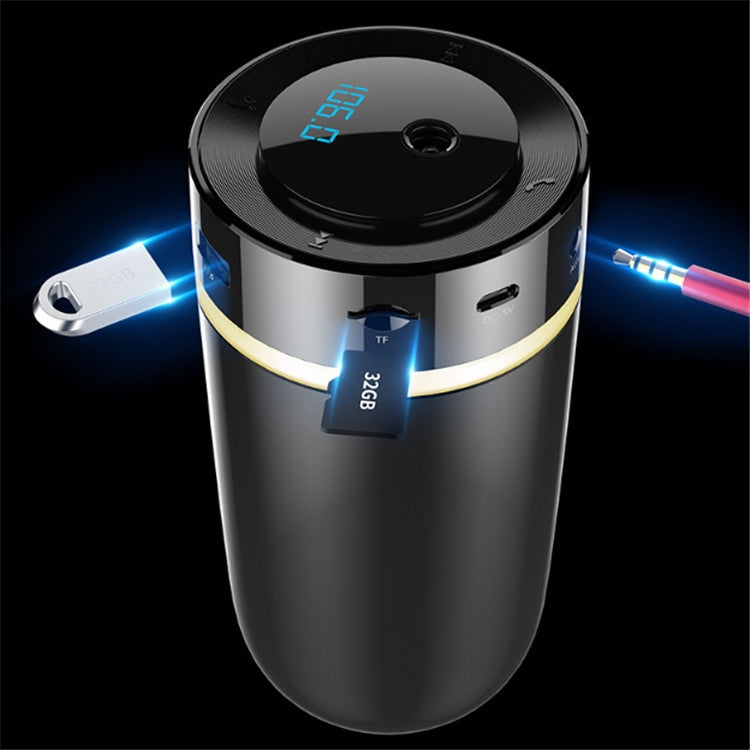 S10 Humidifier Car Home Ultrasonic Fog Multifunctional Creative Bluetooth MP3 Car Humidifier - In Car by buy2fix | Online Shopping UK | buy2fix