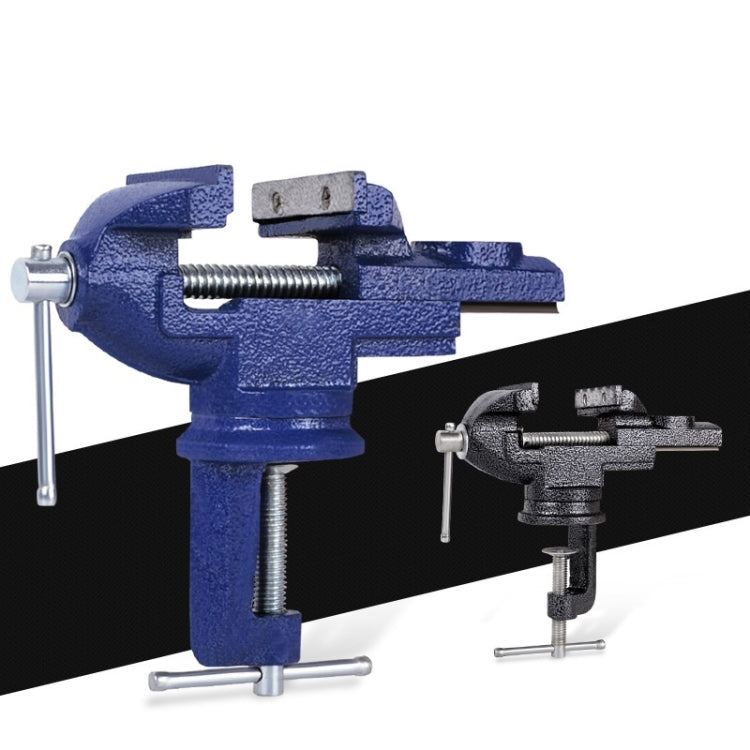 360-Degree Rotating Small Vise Table Flat Universal Table Clamp, Random Color Delivery, Size:50mm - Others by buy2fix | Online Shopping UK | buy2fix