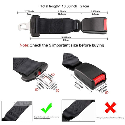 2 PCS Child And Pregnant Woman Car Seat Belt Extender, Length:36cm(Gray) - In Car by buy2fix | Online Shopping UK | buy2fix