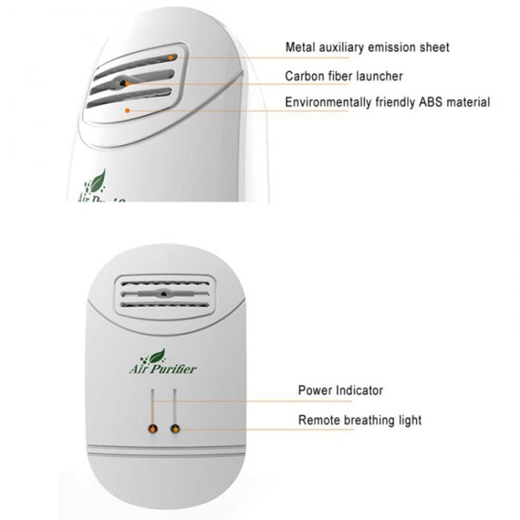 1200W Mini Negative Ion Formaldehyde Removal Second-hand Smoke Office Small Air Purifier(US Plug) - Home & Garden by buy2fix | Online Shopping UK | buy2fix