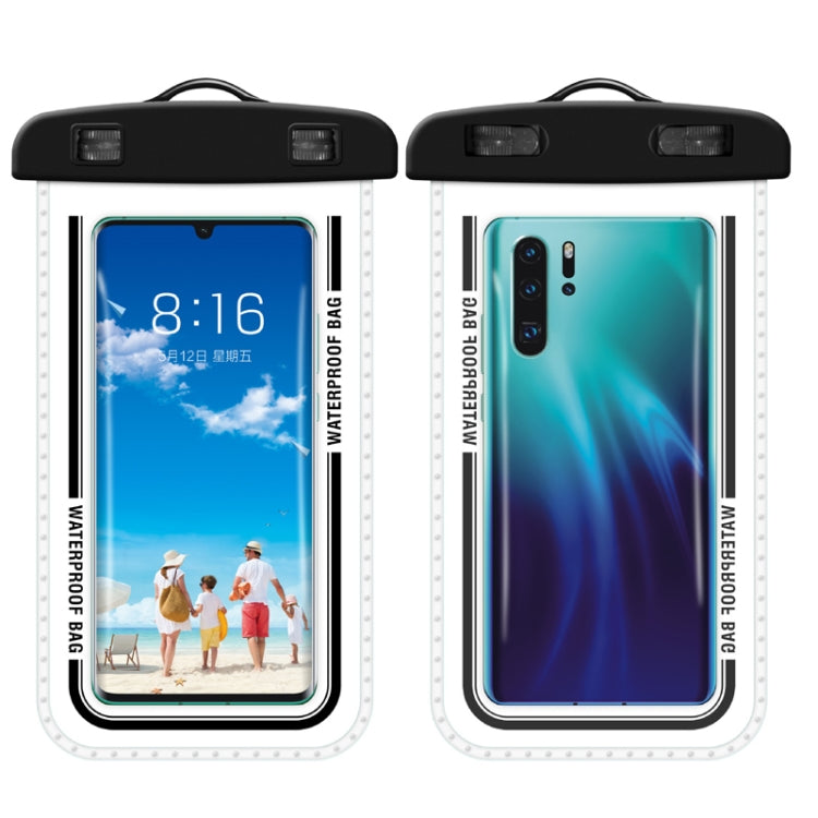 2 PCS Transparent Waterproof Cell Phone Case Swimming Cell Phone Bag Macaron Blue - Waterproof Bag by buy2fix | Online Shopping UK | buy2fix