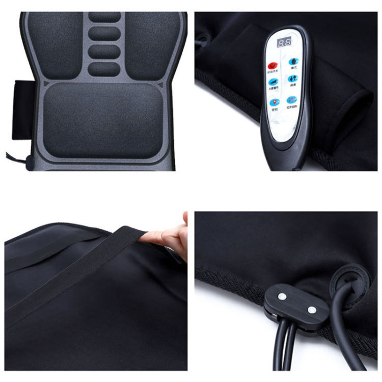 YJ-308 Car Massager Cervical Spine Neck Waist Car Home Heating Whole Body Multifunctional Massage Mat, Specification: Deluxe Edition - Seat Accessories by buy2fix | Online Shopping UK | buy2fix