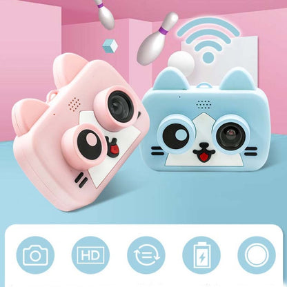12MP 2.0 inch IPS High-definition Screen WiFi Cute Cartoon Fun Children Photography Digital Camera(Pink) - Consumer Electronics by buy2fix | Online Shopping UK | buy2fix