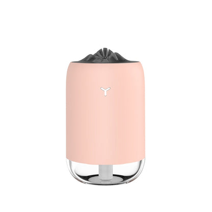 Car Portable Humidifier Household Night Light USB Spray Instrument Disinfection Aroma Diffuser(Pink) - In Car by buy2fix | Online Shopping UK | buy2fix