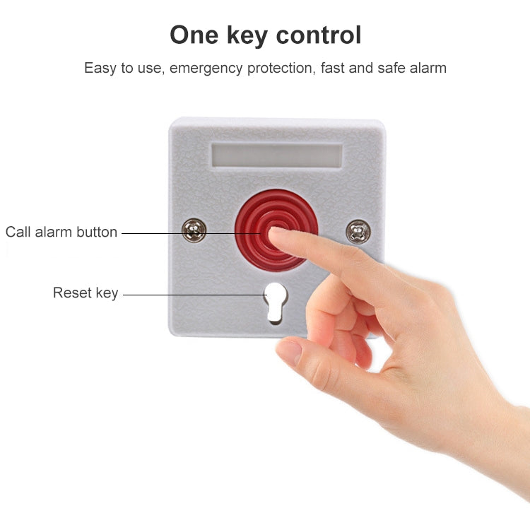 10 PCS NC NO Signal Options Security Alarm Accessories Button Panic Button Fire Alarm Emergency Switch - Security by buy2fix | Online Shopping UK | buy2fix