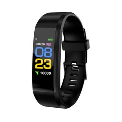 ID115 0.96 inch OLED Screen Smart Watch Wristband Pedometer Sport Fitness Tracker Bracelet(Black) - Smart Wear by buy2fix | Online Shopping UK | buy2fix