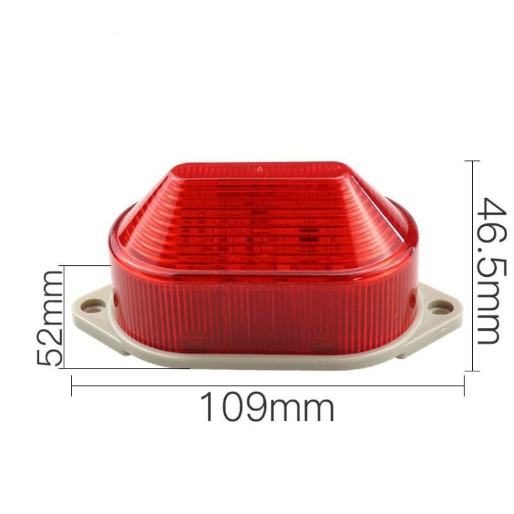 DC24V Led Mini Strobe Signal Warning Light Silent Warning Light(Red) - Warning Lights by buy2fix | Online Shopping UK | buy2fix