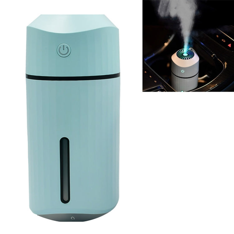 Mini USB Colorful Night Light Home Car Humidifier, Style:Plug-in Type(Blue) - In Car by buy2fix | Online Shopping UK | buy2fix
