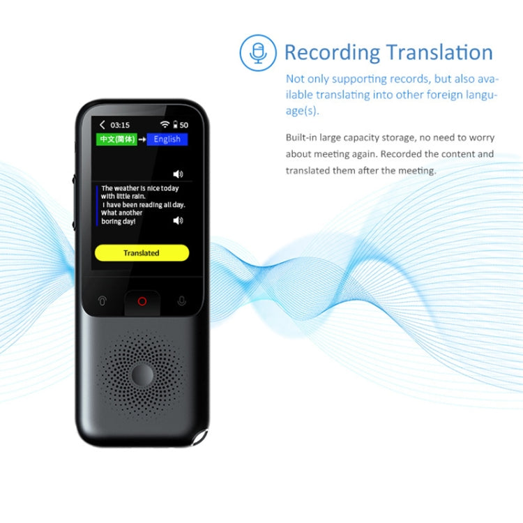 T11 Intelligent Voice Translator WIFI Artificial Intelligence Language Translation - Consumer Electronics by buy2fix | Online Shopping UK | buy2fix