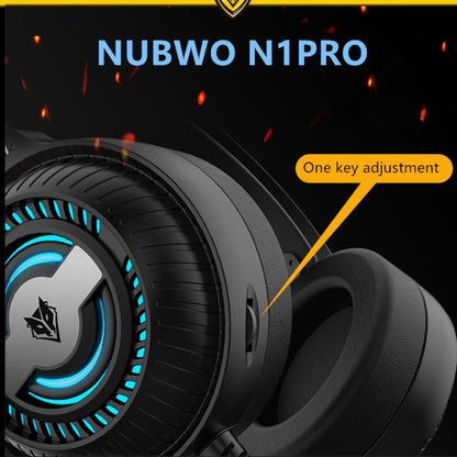 NUBWO N1PRO Computer Gaming Headset, Cable Length:2.4m - Computer & Networking by NUBWO | Online Shopping UK | buy2fix