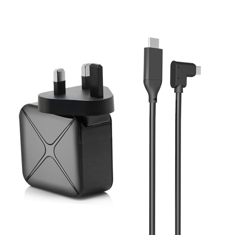 Multi-Function Projection And Charging AC Adapter Base Support Android/PC/Lite For Switch, Specifications:Black+UK Plug - Toys & Hobbies by buy2fix | Online Shopping UK | buy2fix
