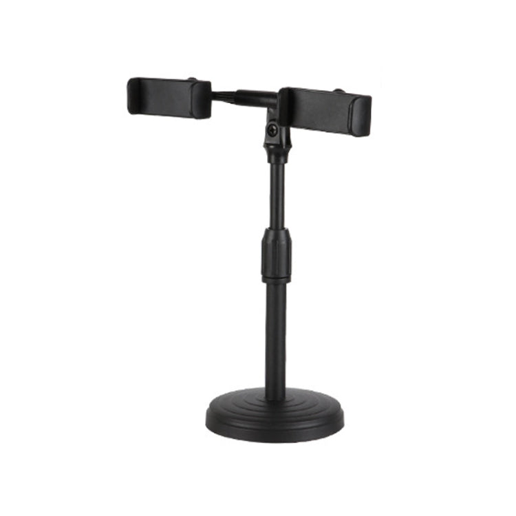 2 PCS Desktop Universal Retractable Multifunctional Mobile Phone Live Broadcast Stand, Specification: Dual Positions - Consumer Electronics by buy2fix | Online Shopping UK | buy2fix