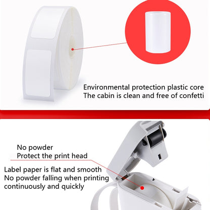 2 PCS Supermarket Goods Sticker Price Tag Paper Self-Adhesive Thermal Label Paper for NIIMBOT D11, Size: White 12x40mm 160 Sheets - Consumer Electronics by buy2fix | Online Shopping UK | buy2fix