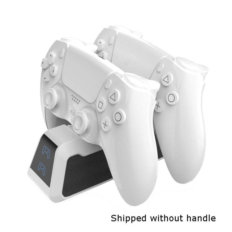 Controller Charger Game Controller Dual Charger For PS5(White) - Toys & Hobbies by buy2fix | Online Shopping UK | buy2fix