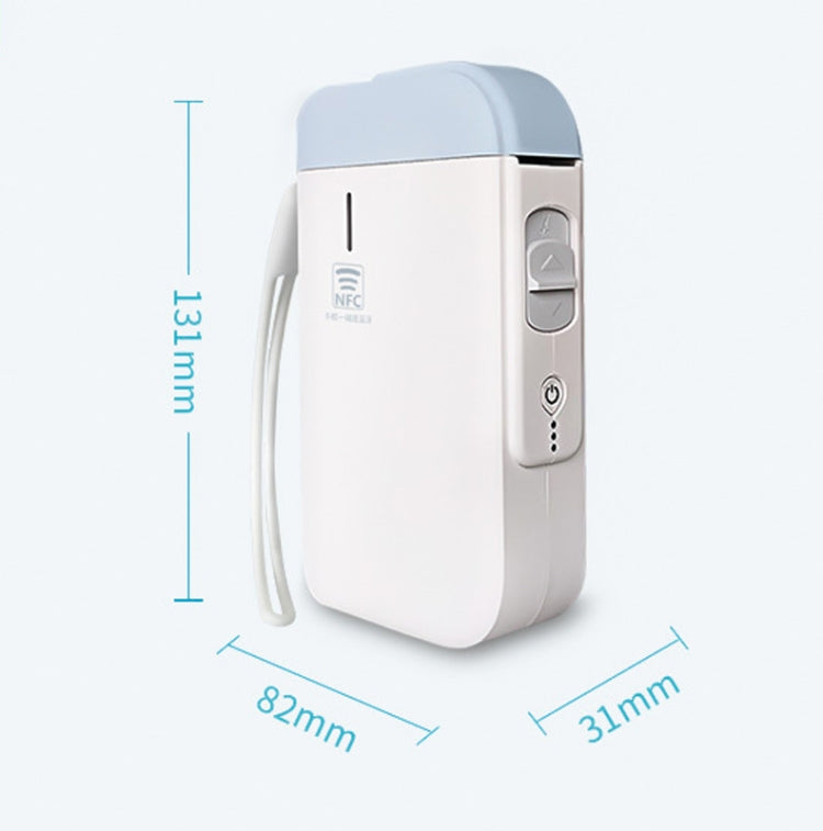 B100 Handheld Portable Bluetooth Mini Label Receipt Printer USB Charging Printer, Specification: Machine+White Label 3 Rolls - Consumer Electronics by buy2fix | Online Shopping UK | buy2fix