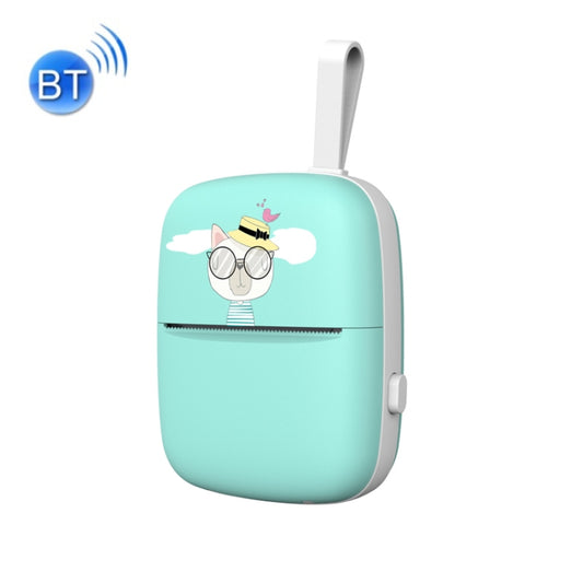 Portable Mini Thermal Printer Bluetooth Mobile Phone Photo Pocket Printer(English Version (Blue)) - Consumer Electronics by buy2fix | Online Shopping UK | buy2fix