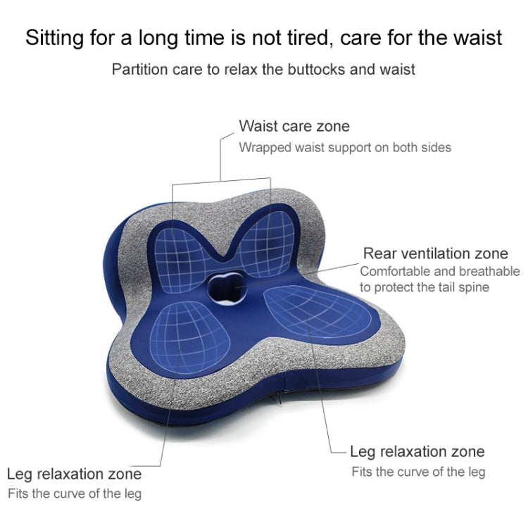 Memory Foam Petal Cushion Office Chair Home Car Seat Cushion, Size: Without Storage Bag(Starry Gray) - Cushions & Pillows by buy2fix | Online Shopping UK | buy2fix