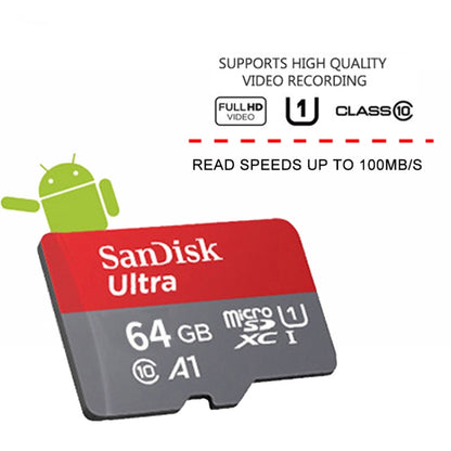 SanDisk A1 Monitoring Recorder SD Card High Speed Mobile Phone TF Card Memory Card, Capacity: 128GB-100M/S - Micro SD Card by SanDisk | Online Shopping UK | buy2fix