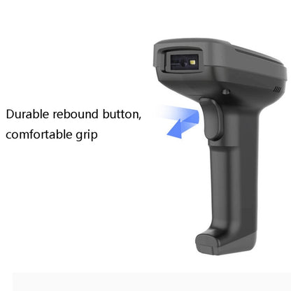 Deli 14952 Supermarket Cashier One-Dimensional QR Code Scanning Gun, Model: White Wireless - Barcode Scanner by Deli | Online Shopping UK | buy2fix