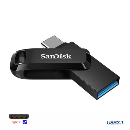 SanDisk Type-C + USB 3.1 Interface OTG High Speed Computer Phone U Disk, Colour: SDDDC3 Black Plastic Shell, Capacity: 32GB - USB Flash Drives by SanDisk | Online Shopping UK | buy2fix